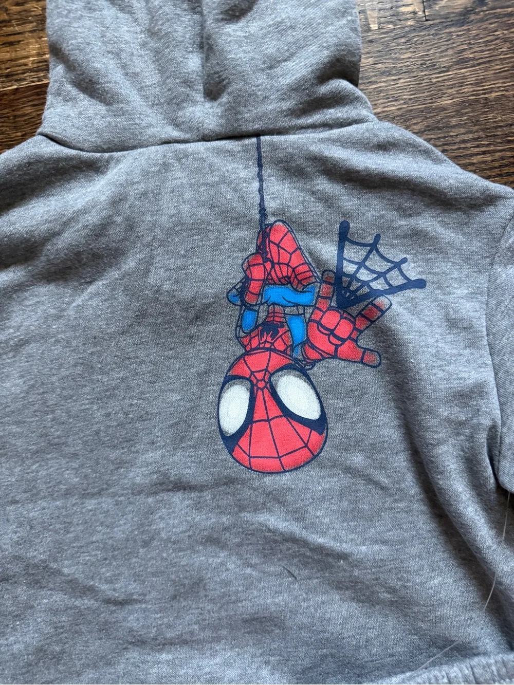 Marvel Spidey Toddler Boys Zip Up Hoodie and Shorts Set with Rainbow Stripe